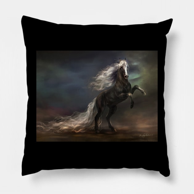 Horse picture of t-shirts Pillow by Best designing 