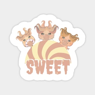 Funny Bubbles Sweet Animal Magnet