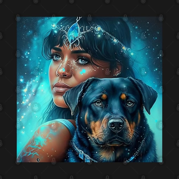 Rottweiler Mom by Enchanted Reverie