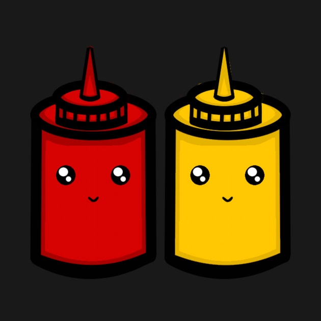 Ketchup and Mustard by TeaShirts