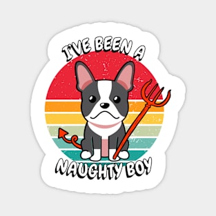 ive been a naughty boy - french bulldog Magnet