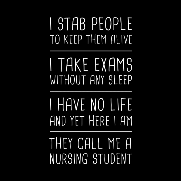 Funny Nursing Student | Nursing School Quote by MeatMan