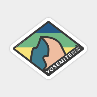 Yosemite Natiational Parkark badge Magnet