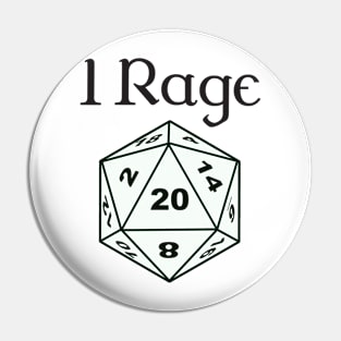 I Rage - Barbarian Pin