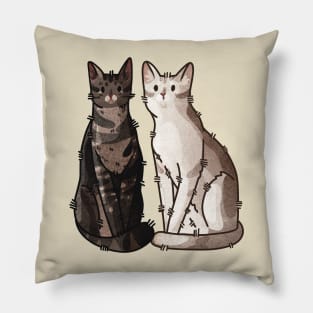 Two Singapura Cats Pillow