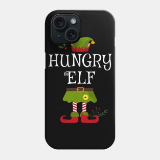 Hungry Elf Shirt , Family Matching Group Christmas Shirt, Matching T Shirt for Family, Family Reunion Shirts Phone Case