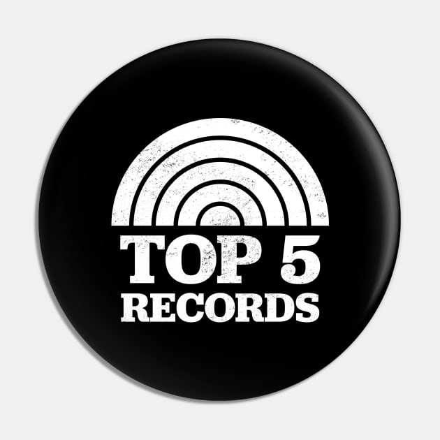 Top 5 Records - High Fidelity Pin by The90sMall