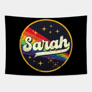 Sarah // Rainbow In Space Vintage Grunge-Style Tapestry