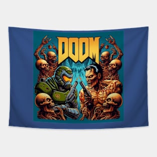 Doom Guy vs. Evil Dead Tapestry