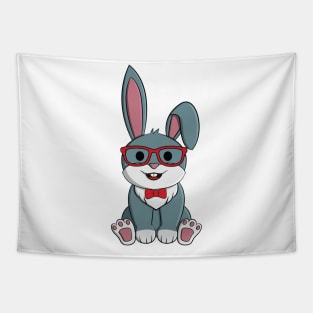 Bunny with glasses Tapestry