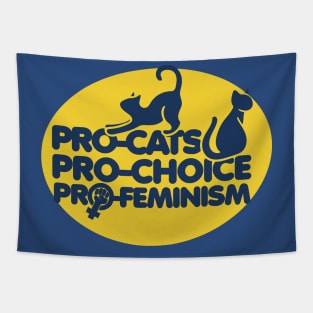 Pro-cats pro-choice pro-feminism Tapestry