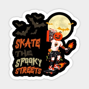 Skate the Spooky Streets! Skate Magnet