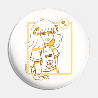 Flower talk Pin