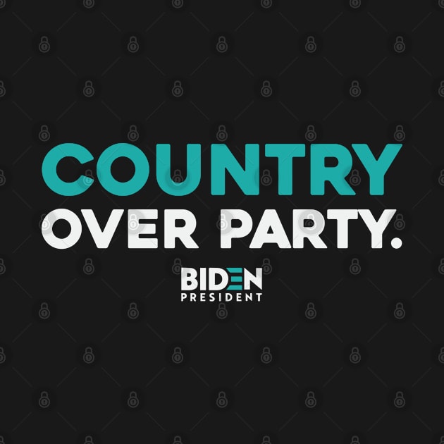 Country Over Party - Republican For Biden 2020 by HamzaNabil