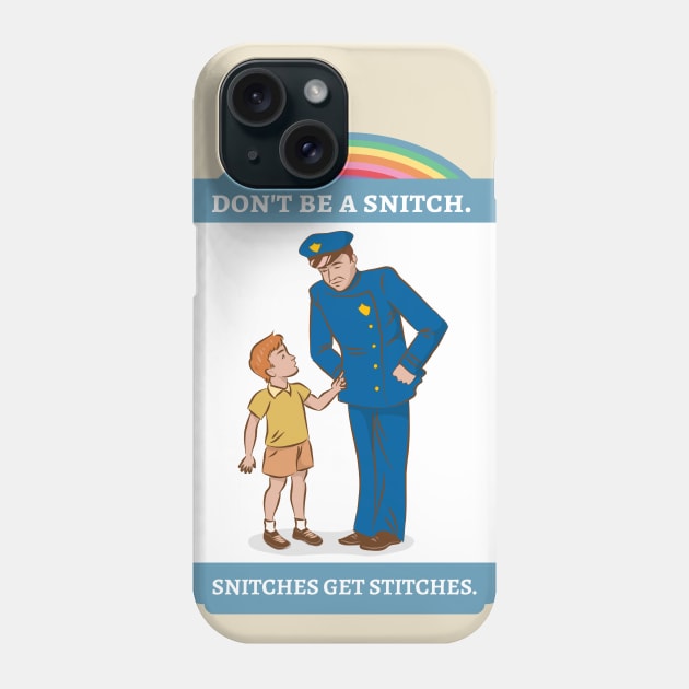 snitches get stitches Phone Case by hunnydoll