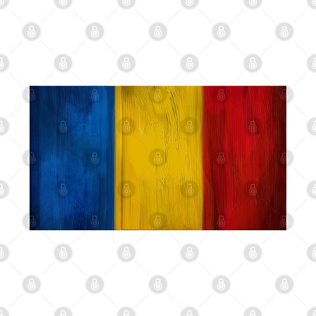 Romania Flag by Dojaja