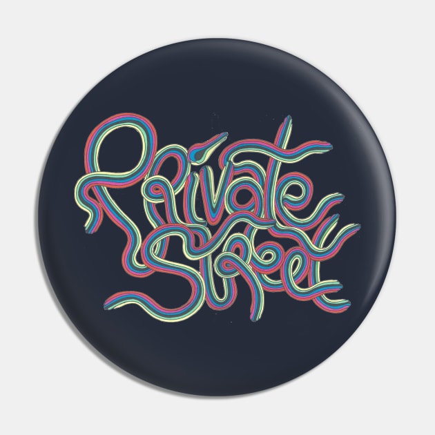 PStreet Logo Pin by PrivateStreetComedy