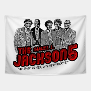 The Samuel L. Jackson 5 (Samuel L Jackson Band Shirt) Tapestry