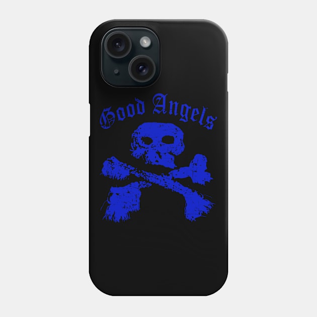 Good Angels with Skull and Bones Phone Case by MFK_Clothes