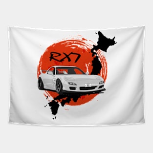 Mazda RX7, JDM, Japanese cars Tapestry