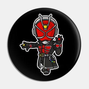 Kamen Rider Wizard Chibi Style Kawaii Pin