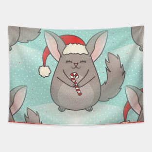 christmas chinchillas Tapestry