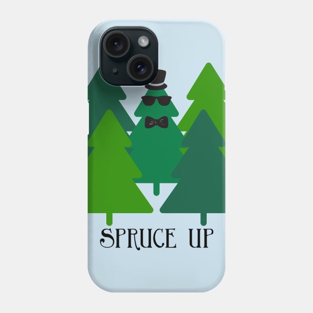 Spruce Up Forest Phone Case by InspiredQuotes