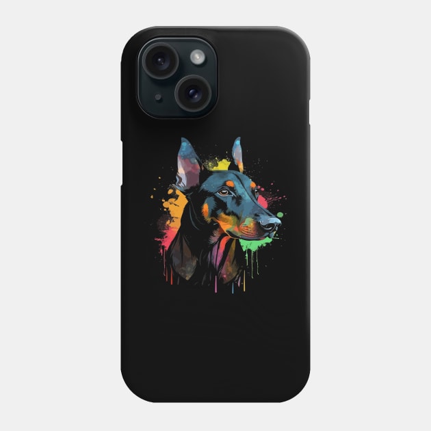 Doberman Phone Case by JH Mart