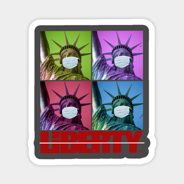 LIBERTY Magnet by Popoffthepage