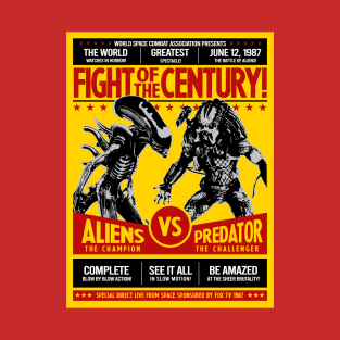 ALIENS vs. PREDATOR : Fight poster 2.0 T-Shirt