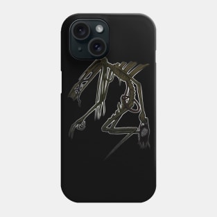 Koxix Annelidosteofid (with outline) Phone Case