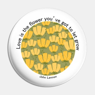 Quote about flower and love Pin