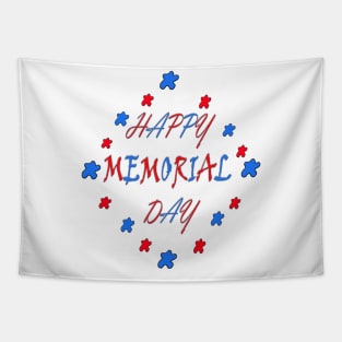 Happy Memorial day t-shirt Tapestry