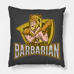 Realms Best Barbarian Pillow