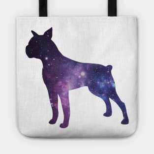 galaxy boston terrier Tote