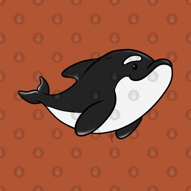 Chibi Whale Orca2 by Jade Wolf Art