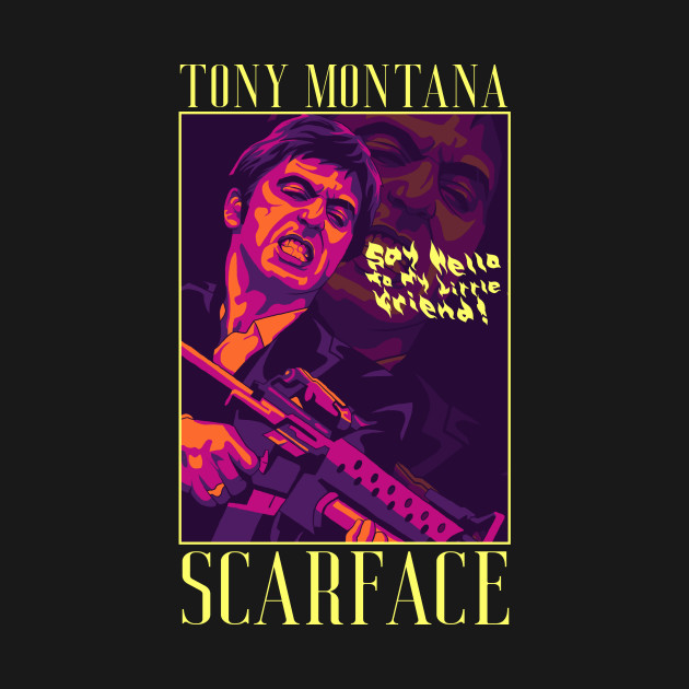 Tony Montana Fanart by baygoneee