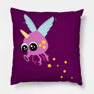 Unicorn fly Pillow