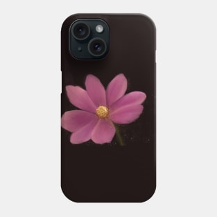 Pretty pink watercolor flower Phone Case