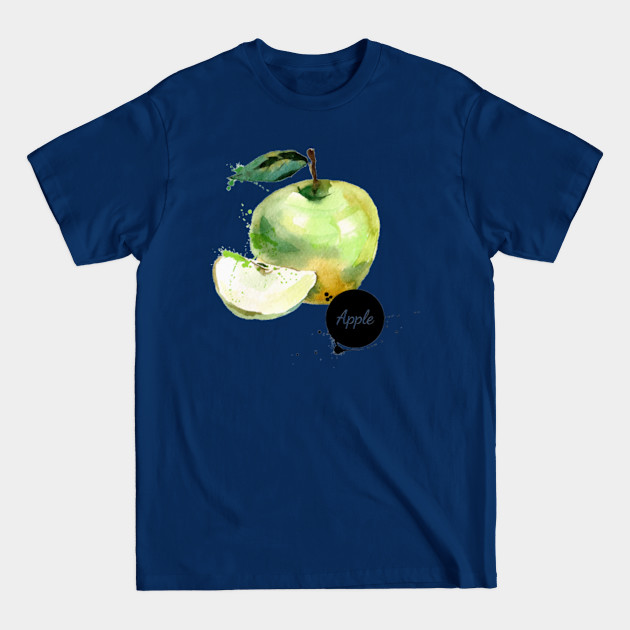 Watercolor Green Apple - Green Apple - T-Shirt