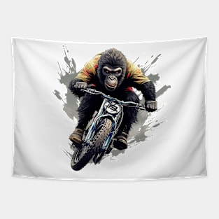 monkey bmx Tapestry