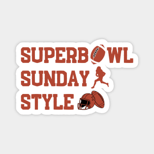 Superbowl Magnet