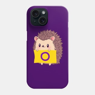 Hedgehog Intersex Pride Phone Case