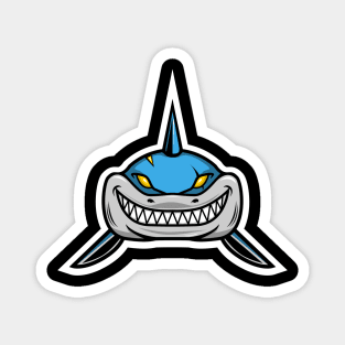 Angry shark Magnet