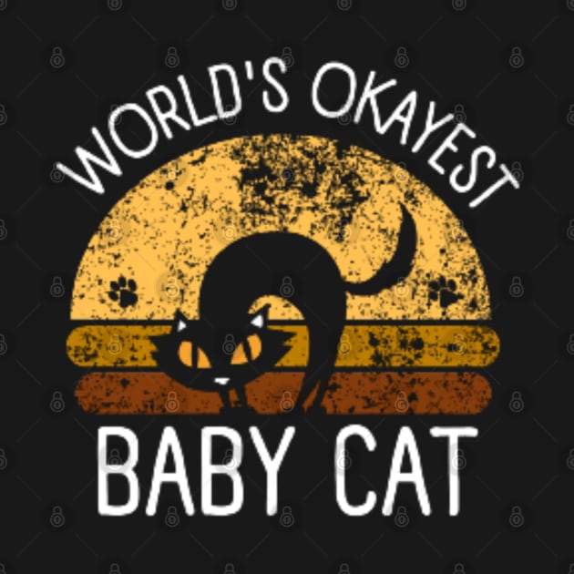 Retro Baby Cat by Teeshop