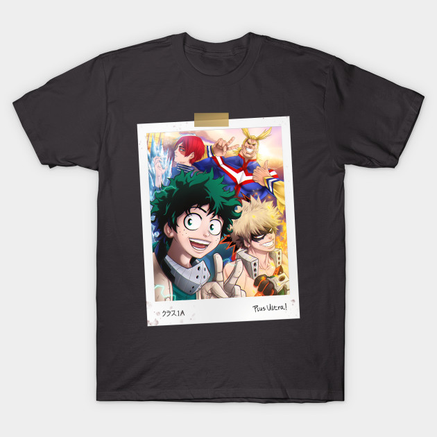 My Hero Selfie My Hero Academia T Shirt Teepublic Uk