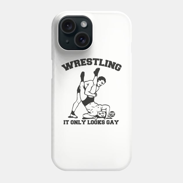 wrestling Phone Case by toddgoldmanart