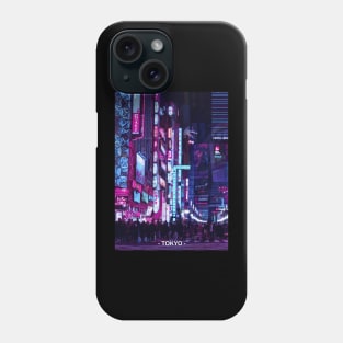 Tokyo Street Neon Synthwave Phone Case