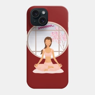 relaxing yoga condition Phone Case