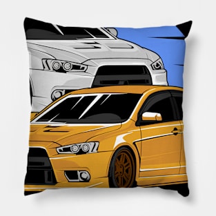 mitsubishi evolution Pillow